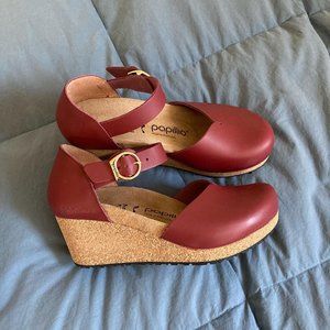 Papillio (Birkenstock) Mary Ring Wedge Heels size 37